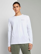 Langarmshirt mit Prints - Männer - White Langarmshirt mit Prints - Männer - White - 1 - TOM TAILOR Denim