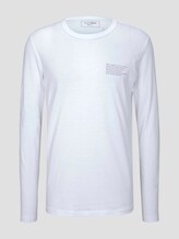 Langarmshirt mit Prints - Männer - White Langarmshirt mit Prints - Männer - White - 7 - TOM TAILOR Denim