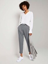 Lockere Bluse mit Ballonärmeln - Frauen - Whisper White Lockere Bluse mit Ballonärmeln - Frauen - Whisper White - 3 - Mine to five