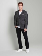 Strukturiertes Sakko - Männer - dark grey structure Strukturiertes Sakko - Männer - dark grey structure - 3 - TOM TAILOR
