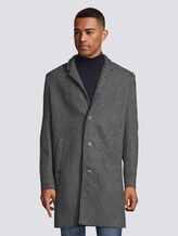 Wollen Jas met Melange zicht - Mannen - grey melange twill Wollen Jas met Melange zicht - Mannen - grey melange twill - 1 - TOM TAILOR Denim