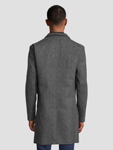 Wollen Jas met Melange zicht - Mannen - grey melange twill Wollen Jas met Melange zicht - Mannen - grey melange twill - 2 - TOM TAILOR Denim