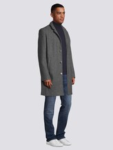 Wollen Jas met Melange zicht - Mannen - grey melange twill Wollen Jas met Melange zicht - Mannen - grey melange twill - 3 - TOM TAILOR Denim