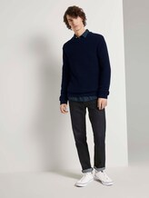 Gemustertes Hemd Slim Fit - Männer - navy abstract print Gemustertes Hemd Slim Fit - Männer - navy abstract print - 3 - TOM TAILOR Denim