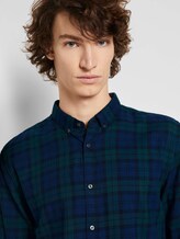 Kariertes Flanell Hemd - Männer - blue green tartan check Kariertes Flanell Hemd - Männer - blue green tartan check - 9 - TOM TAILOR Denim