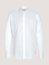 Slim stretch overhemd - Mannen - White Slim stretch overhemd - Mannen - White - 7 - TOM TAILOR Denim