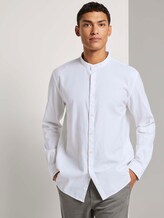 Feines Stehkragenhemd - Männer - White Feines Stehkragenhemd - Männer - White - 5 - TOM TAILOR Denim