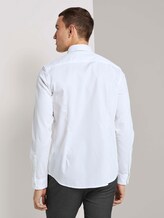 Fein gemustertes Hemd mit Schleife - Männer - White Fein gemustertes Hemd mit Schleife - Männer - White - 2 - TOM TAILOR