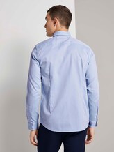 Fein gemustertes Hemd mit Schleife - Männer - light blue white structure Fein gemustertes Hemd mit Schleife - Männer - light blue white structure - 2 - TOM TAILOR