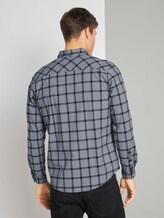 Kariertes Stretch Hemd - Männer - black white check Kariertes Stretch Hemd - Männer - black white check - 2 - TOM TAILOR