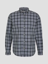 Kariertes Stretch Hemd - Männer - black white check Kariertes Stretch Hemd - Männer - black white check - 7 - TOM TAILOR