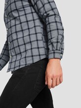 Kariertes Stretch Hemd - Männer - black white check Kariertes Stretch Hemd - Männer - black white check - 9 - TOM TAILOR