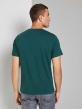 Basic T-Shirt - Männer - Stroke Green Basic T-Shirt - Männer - Stroke Green - 2 - TOM TAILOR