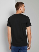 Basic T-Shirt - Männer - Black Basic T-Shirt - Männer - Black - 2 - TOM TAILOR