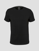 Basic T-Shirt - Männer - Black Basic T-Shirt - Männer - Black - 7 - TOM TAILOR