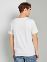 Basic Shirt mit V-Ausschnitt - Männer - Light Marsmallow Basic Shirt mit V-Ausschnitt - Männer - Light Marsmallow - 2 - TOM TAILOR