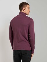 Basic Rollkragen Langarmshirt - Männer - Dusty Wildberry Red Basic Rollkragen Langarmshirt - Männer - Dusty Wildberry Red - 2 - TOM TAILOR