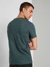 Gemustertes T-Shirt - Männer - Stroke Green Gemustertes T-Shirt - Männer - Stroke Green - 2 - TOM TAILOR