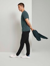 Gemustertes T-Shirt - Männer - Stroke Green Gemustertes T-Shirt - Männer - Stroke Green - 3 - TOM TAILOR