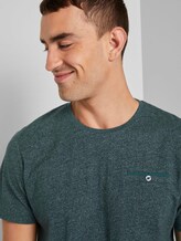 Gemustertes T-Shirt - Männer - Stroke Green Gemustertes T-Shirt - Männer - Stroke Green - 9 - TOM TAILOR
