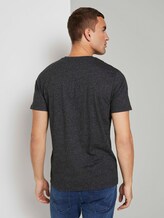 Gemustertes T-Shirt - Männer - Black Gemustertes T-Shirt - Männer - Black - 2 - TOM TAILOR