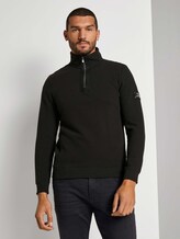 Ottoman Troyer Sweatshirt - Männer - Black Ottoman Troyer Sweatshirt - Männer - Black - 1 - TOM TAILOR