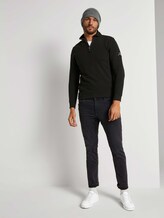 Ottoman Troyer Sweatshirt - Männer - Black Ottoman Troyer Sweatshirt - Männer - Black - 3 - TOM TAILOR