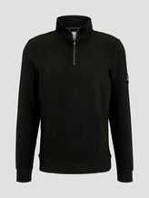 Ottoman Troyer Sweatshirt - Männer - Black Ottoman Troyer Sweatshirt - Männer - Black - 7 - TOM TAILOR