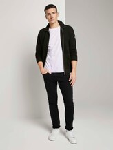 Ottoman Sweatjacke mit Stehkragen - Männer - Black Ottoman Sweatjacke mit Stehkragen - Männer - Black - 3 - TOM TAILOR