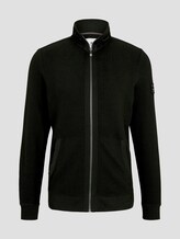 Ottoman Sweatjacke mit Stehkragen - Männer - Black Ottoman Sweatjacke mit Stehkragen - Männer - Black - 7 - TOM TAILOR