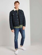 Karierte Trucker Wolljacke - Männer - Classical Bottle Tartan Check Karierte Trucker Wolljacke - Männer - Classical Bottle Tartan Check - 3 - TOM TAILOR Denim