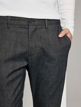 Fein strukturierte Chino Hose - Männer - dark grey structure Fein strukturierte Chino Hose - Männer - dark grey structure - 10 - TOM TAILOR