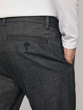 Fein strukturierte Chino Hose - Männer - dark grey structure Fein strukturierte Chino Hose - Männer - dark grey structure - 9 - TOM TAILOR