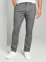 Fein strukturierte Chino Hose - Männer - light grey structure Fein strukturierte Chino Hose - Männer - light grey structure - 1 - TOM TAILOR