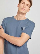T-Shirt mit Print - Männer - Light Blue Indigo T-Shirt mit Print - Männer - Light Blue Indigo - 9 - TOM TAILOR Denim