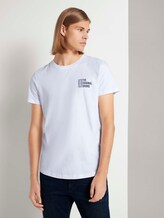 T-shirt met print - Mannen - White T-shirt met print - Mannen - White - 1 - TOM TAILOR Denim