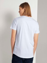 T-shirt met print - Mannen - White T-shirt met print - Mannen - White - 2 - TOM TAILOR Denim