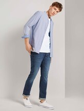 T-Shirt mit V-Ausschnitt - Männer - White T-Shirt mit V-Ausschnitt - Männer - White - 3 - TOM TAILOR Denim