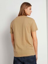 Print T-Shirt mit Bio-Baumwolle - Männer - lark beige Print T-Shirt mit Bio-Baumwolle - Männer - lark beige - 2 - TOM TAILOR Denim