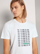 Print T-Shirt mit Bio-Baumwolle - Männer - Wool White Print T-Shirt mit Bio-Baumwolle - Männer - Wool White - 9 - TOM TAILOR Denim