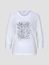 3/4 Arm Shirt mit Print - Frauen - Whisper White 3/4 Arm Shirt mit Print - Frauen - Whisper White - 7 - TOM TAILOR