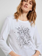 3/4 Arm Shirt mit Print - Frauen - Whisper White 3/4 Arm Shirt mit Print - Frauen - Whisper White - 9 - TOM TAILOR