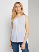 Top mit Glitzer Details - Frauen - Whisper White Top mit Glitzer Details - Frauen - Whisper White - 1 - TOM TAILOR