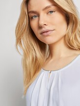 Top mit Glitzer Details - Frauen - Whisper White Top mit Glitzer Details - Frauen - Whisper White - 9 - TOM TAILOR