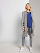 Top mit Glitzer Details - Frauen - deep ultramarine blue Top mit Glitzer Details - Frauen - deep ultramarine blue - 3 - TOM TAILOR