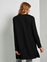 Glitzer Shrit Cardigan - Frauen - Deep Black Glitzer Shrit Cardigan - Frauen - Deep Black - 2 - TOM TAILOR