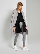 Glitzer Shrit Cardigan - Frauen - Deep Black Glitzer Shrit Cardigan - Frauen - Deep Black - 3 - TOM TAILOR