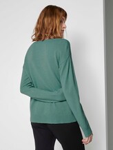 Strickpullover mit U-Boot Ausschnitt - Frauen - Salvia Strickpullover mit U-Boot Ausschnitt - Frauen - Salvia - 2 - TOM TAILOR