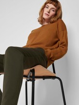 Strickpullover mit U-Boot Ausschnitt - Frauen - tawny brown melange Strickpullover mit U-Boot Ausschnitt - Frauen - tawny brown melange - 5 - TOM TAILOR