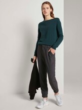 Gepunkteter Strickpullover - Frauen - Deep Green Lake Gepunkteter Strickpullover - Frauen - Deep Green Lake - 3 - TOM TAILOR Denim